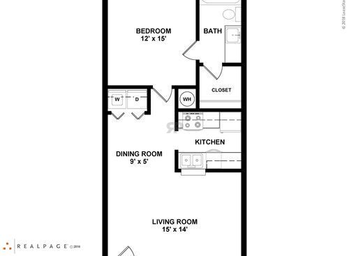 1A: Beds - 1: Baths - 1: SqFt Range - 900 to 900