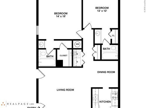 2A: Beds - 2: Baths - 2: SqFt Range - 1250 to 1250