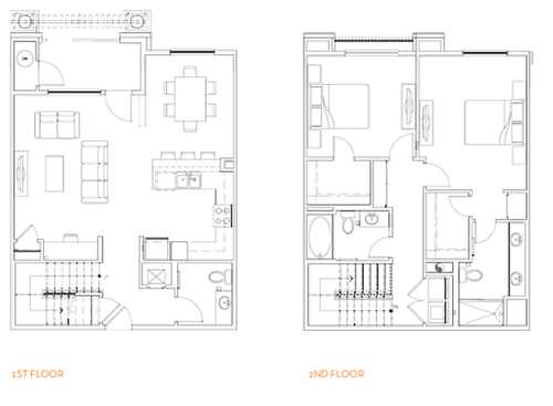 Equinox: Beds - 2: Baths - 2.5: SqFt Range - 1476 to 1476