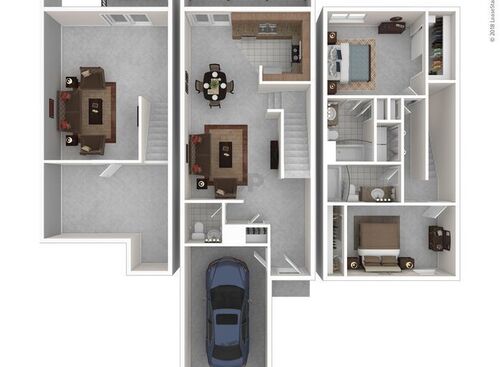 2N: Beds - 2: Baths - 2.5: SqFt Range - 1668 to 1668
