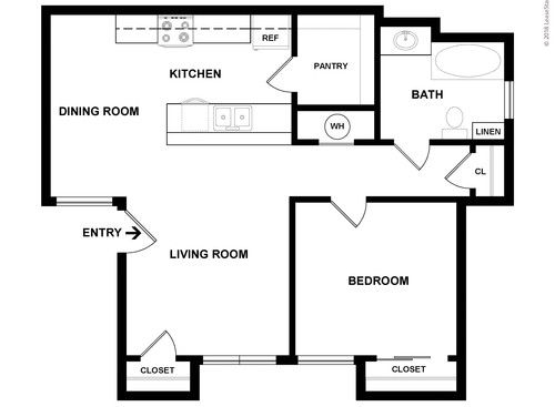 1 Bed: Beds - 1: Baths - 1: SqFt Range - 650 to 650