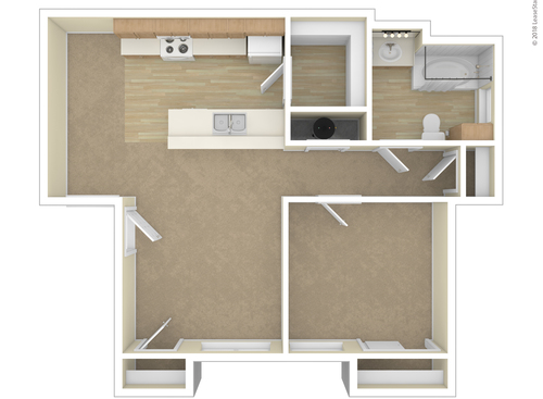 1 Bed: Beds - 1: Baths - 1: SqFt Range - 650 to 650