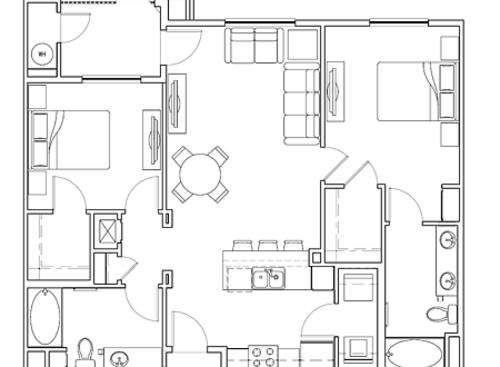 Spring: Beds - 2: Baths - 2: SqFt Range - 1077 to 1077