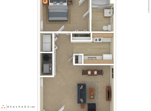 1 Bedroom: Beds - 1: Baths - 1: SqFt Range - 680 to 680