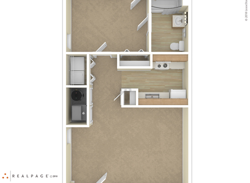 1 Bedroom: Beds - 1: Baths - 1: SqFt Range - 680 to 680
