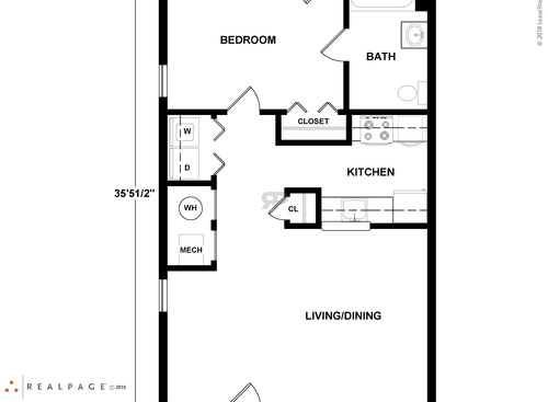 1 Bedroom: Beds - 1: Baths - 1: SqFt Range - 680 to 680