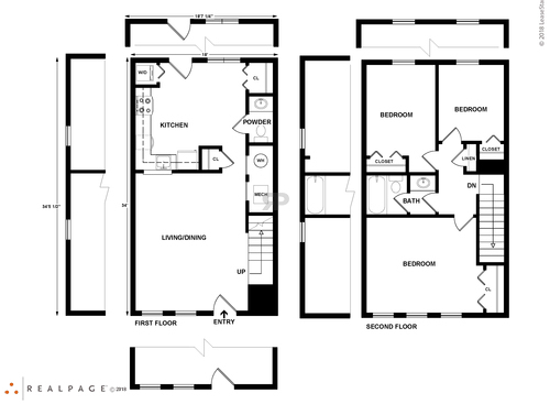 3 Bedroom: Beds - 3: Baths - 1: SqFt Range - 1224 to 1224