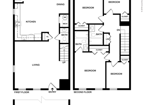 4 Bedroom: Beds - 4: Baths - 2: SqFt Range - 1554 to 1554
