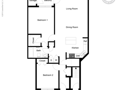 Garden: Beds - 2: Baths - 1: SqFt Range - 1100 to 1100
