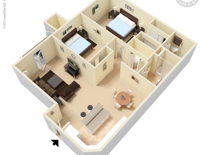 Parkland: Beds - 2: Baths - 1.75: SqFt Range - 1164 to 1164