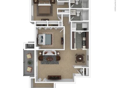 The Forest: Beds - 2: Baths - 2: SqFt Range - 1090 to 1183