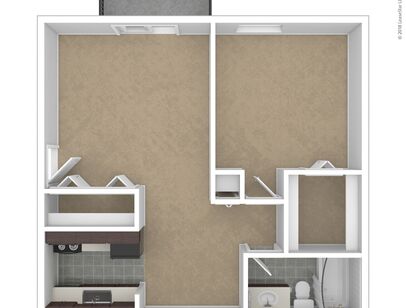 The Essex: Beds - 1: Baths - 1: SqFt Range - 707 to 707