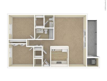 The Lapeer: Beds - 2: Baths - 1.5: SqFt Range - 1160 to 1160