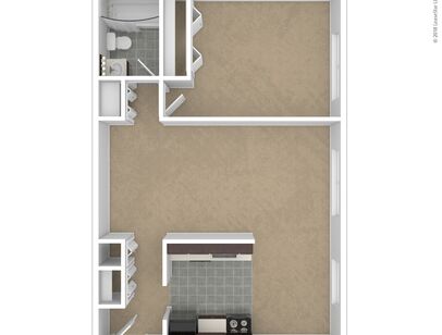 The Ashland: Beds - 1: Baths - 1: SqFt Range - 750 to 750