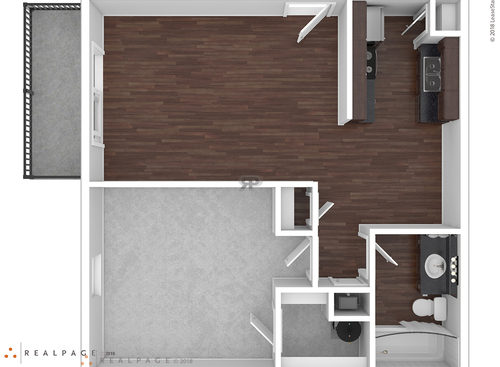 B1102: Beds - 1: Baths - 1: SqFt Range - 723 to 723