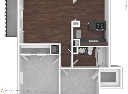 C2102: Beds - 2: Baths - 1: SqFt Range - 876 to 876