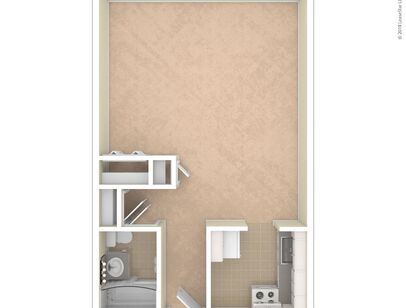 Studio, Mid-level: Beds - Studio: Baths - 1: SqFt Range - 408 to 408