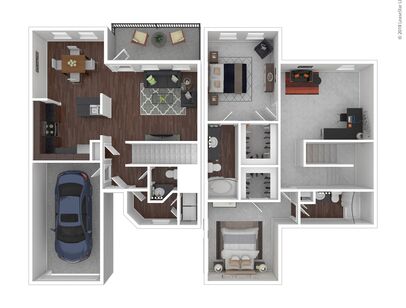 Elm: Beds - 2: Baths - 2: SqFt Range - 1620 to 1620