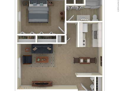 The Adams: Beds - 1: Baths - 1: SqFt Range - 730 to 730