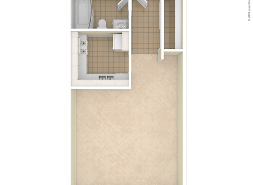 Cantebury: Beds - Studio: Baths - 1: SqFt Range - 430 to 430