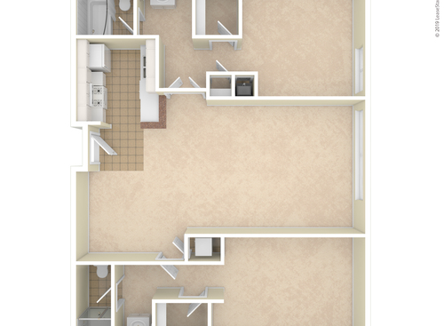 Westcliff: Beds - 2: Baths - 2: SqFt Range - 1050 to 1050