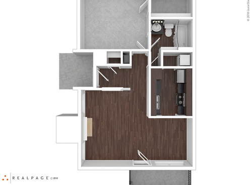 A1101: Beds - 1: Baths - 1: SqFt Range - 776 to 776