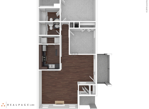 C2201: Beds - 2: Baths - 2: SqFt Range - 1041 to 1041