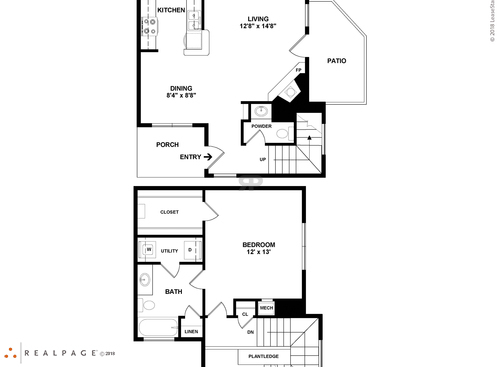 A11TH: Beds - 1: Baths - 1.5: SqFt Range - 845 to 845