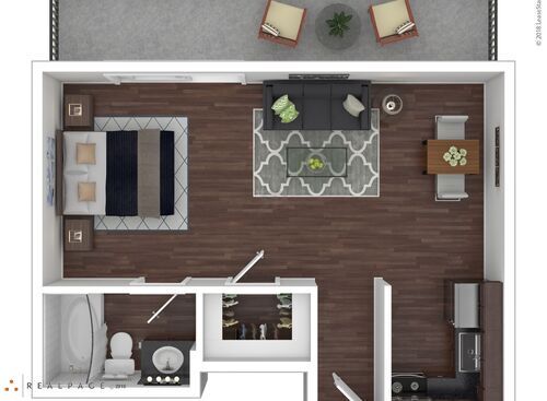 BEF00: Beds - Studio: Baths - 1: SqFt Range - 450 to 450