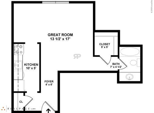 JEF00: Beds - Studio: Baths - 1: SqFt Range - 420 to 420