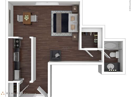 JEF00: Beds - Studio: Baths - 1: SqFt Range - 420 to 420