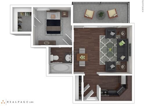 L1100: Beds - 1: Baths - 1: SqFt Range - 475 to 475