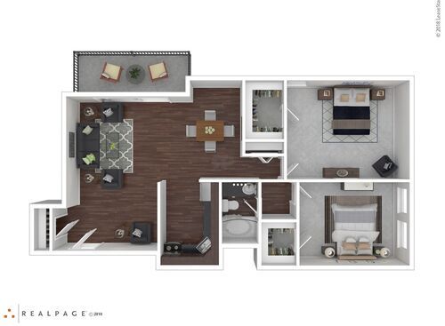E2100: Beds - 2: Baths - 1.5: SqFt Range - 1008 to 1008