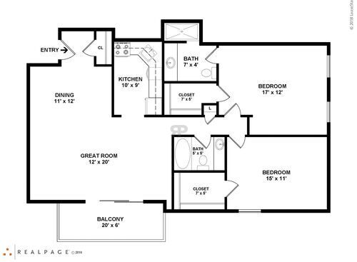 O2200: Beds - 2: Baths - 2: SqFt Range - 1070 to 1070