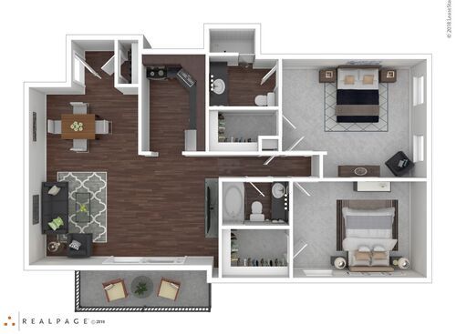 O2200: Beds - 2: Baths - 2: SqFt Range - 1070 to 1070