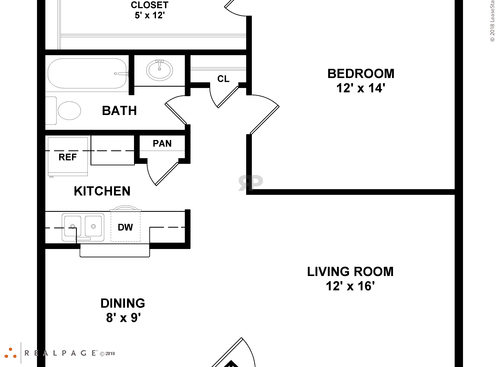 C1101: Beds - 1: Baths - 1: SqFt Range - 702 to 702