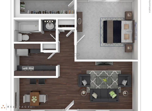 C1101: Beds - 1: Baths - 1: SqFt Range - 702 to 702