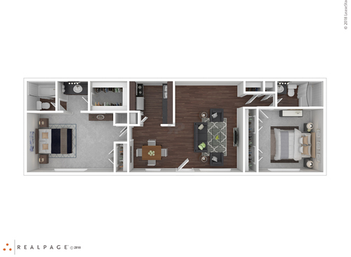 F2201: Beds - 2: Baths - 2: SqFt Range - 1045 to 1045