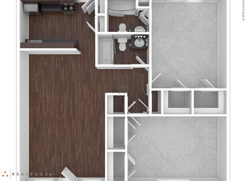 G2201: Beds - 2: Baths - 2: SqFt Range - 1075 to 1075