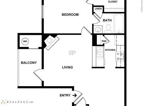 1A: Beds - 1: Baths - 1: SqFt Range - 623 to 623