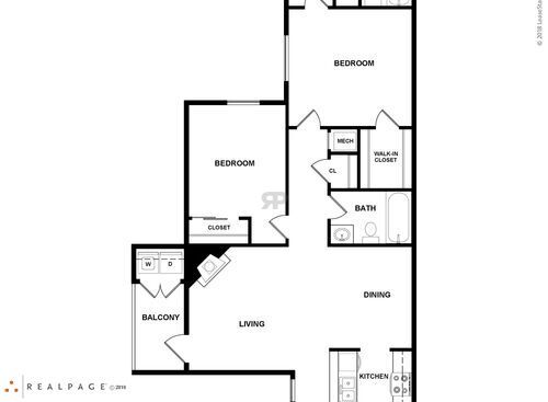 2A: Beds - 2: Baths - 2: SqFt Range - 875 to 875