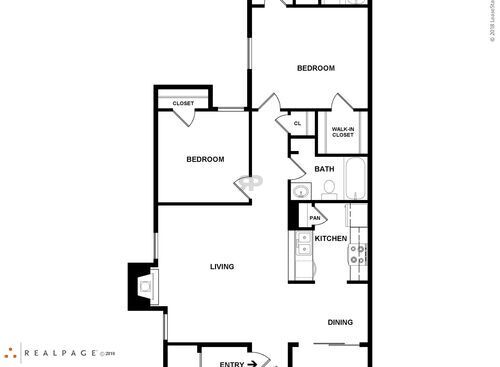 2B: Beds - 2: Baths - 2: SqFt Range - 930 to 930