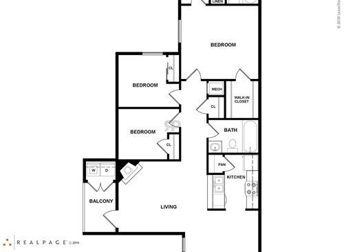 3A: Beds - 3: Baths - 2: SqFt Range - 1050 to 1050