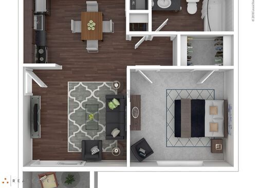 AEF02: Beds - 1: Baths - 1: SqFt Range - 518 to 518