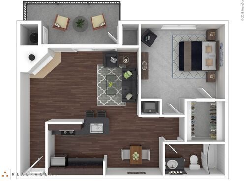 D1102: Beds - 1: Baths - 1: SqFt Range - 716 to 716