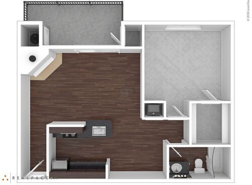 D1102: Beds - 1: Baths - 1: SqFt Range - 716 to 716