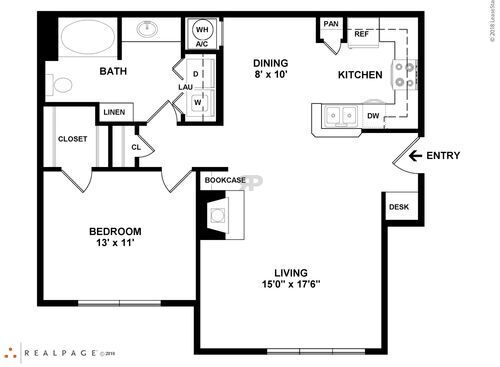 B2: Beds - 1: Baths - 1: SqFt Range - 817 to 817