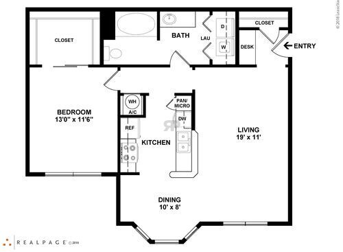 C: Beds - 1: Baths - 1: SqFt Range - 804 to 804