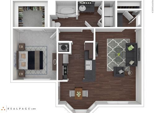 C: Beds - 1: Baths - 1: SqFt Range - 804 to 804