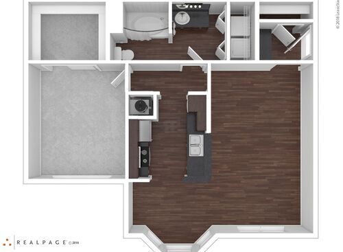 C: Beds - 1: Baths - 1: SqFt Range - 804 to 804